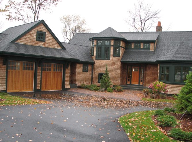 Completed Massachusetts home with new roofing and siding